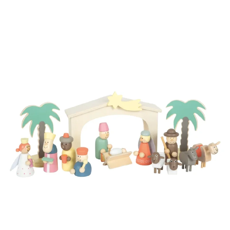 Holzkrippen Spielset Weihnachtsgeschichte von small foot