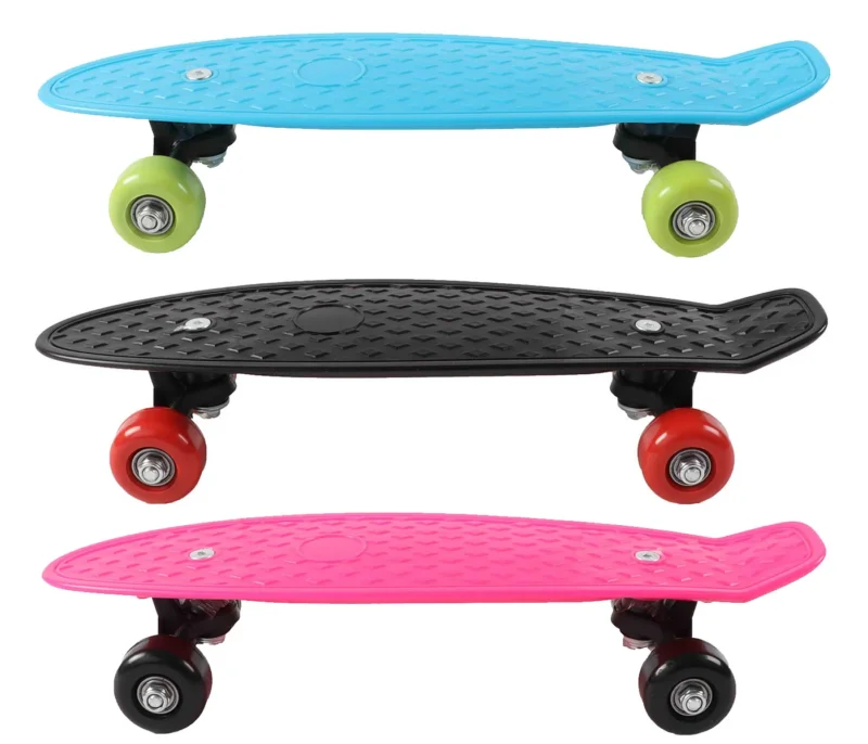Skateboard, Pennyboard für Kinder ab 3 Jahren – Maximalgewicht 20 KG, Länge 42 cm – für draußen.